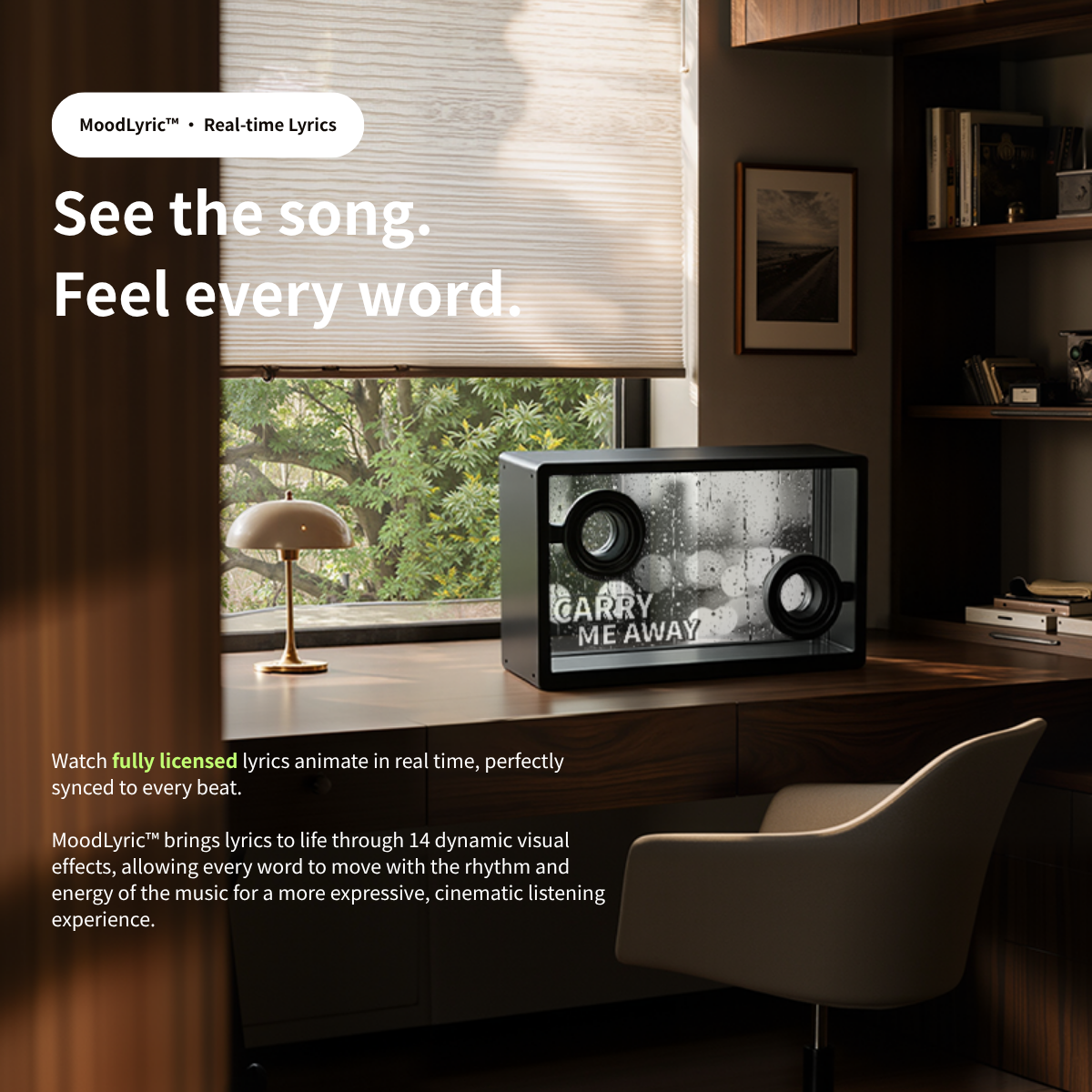 MorningBlues Lyric Speaker SonicGlass A1