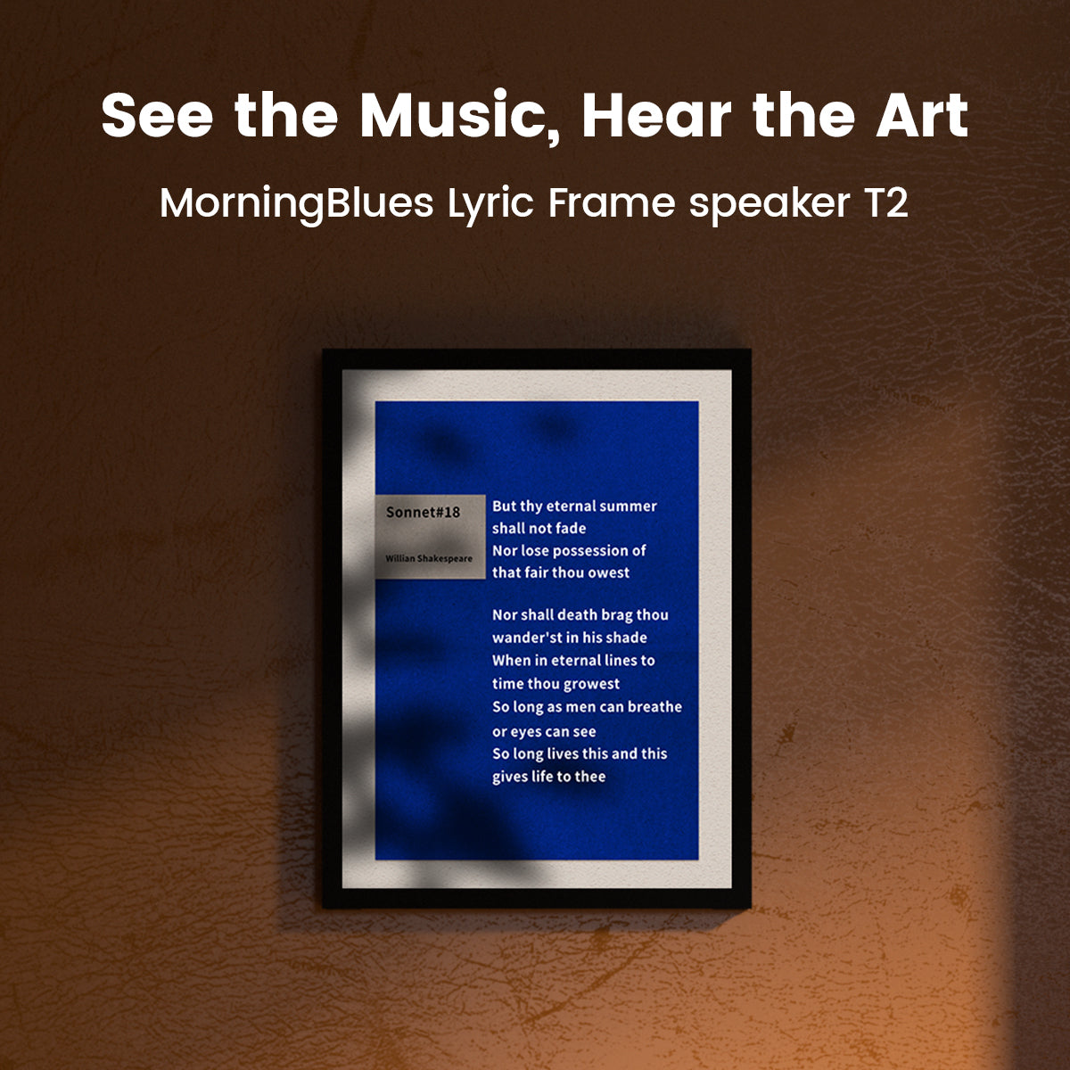 MorningBlues Stereo Frame Lyrics Speaker T2