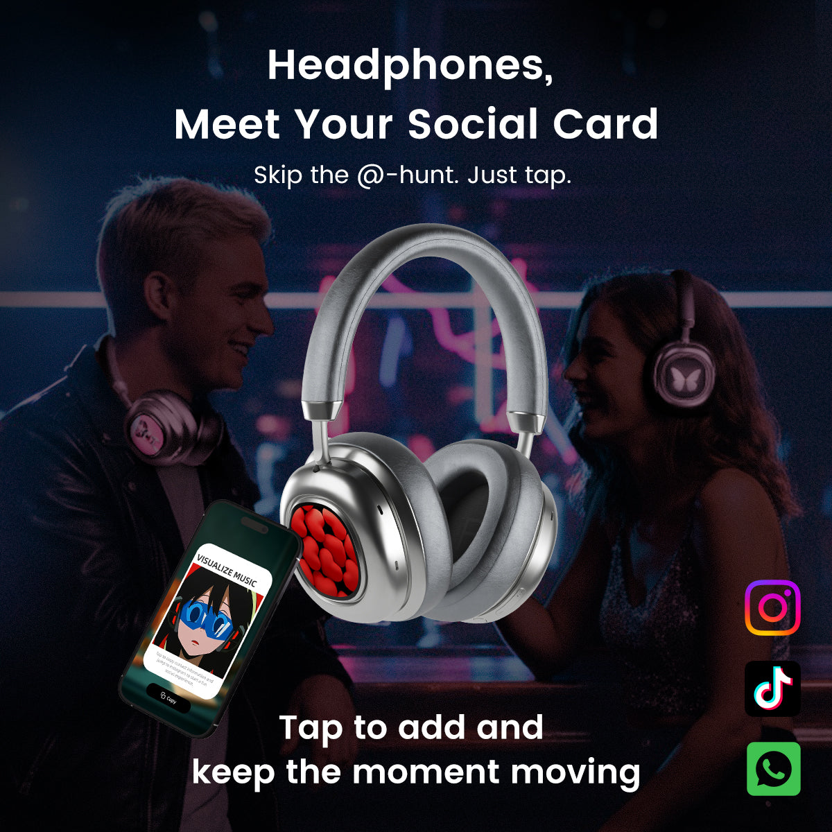 MorningBlues Bluetooth Headphones VWS X1